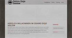 Desktop Screenshot of karate-seelow.de